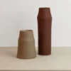 Clay vas 18 cm, Warm sand