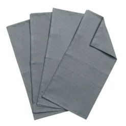 Clean linneservetter 45x45 cm 4-pack, smokey blue