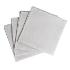 Clean linneservetter 45x45 cm 4-pack, icy grey