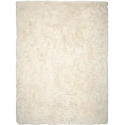 Cloudy ullmatta 170x230 cm, Naturvit