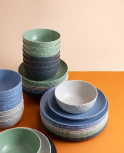 Club skål Ø16,2 cm 4-pack biocirkulär termoplast, Nature ash grey