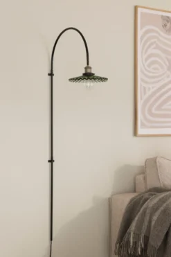 Cobbler vägglampa 150 cm, Grön