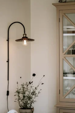 Cobbler vägglampa 75 cm, Rök