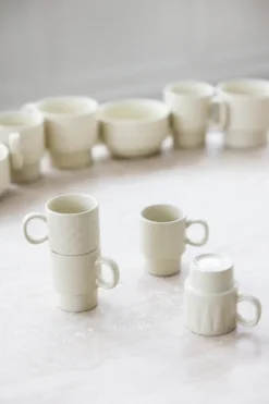 Coffee & More espressokopp 4-pack, Beige