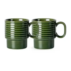 Coffee & More kaffemugg 2-pack, Grön