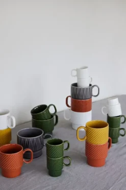 Coffee & More kaffemugg 2-pack, Gul