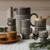 Coffee & More liten skål 2-pack, Grå