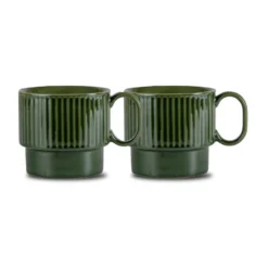 Coffee & More temugg 2-pack, Grön