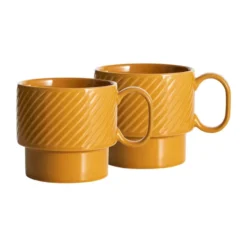 Coffee & More temugg 2-pack, Gul