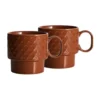 Coffee & More temugg 2-pack, Terrakotta