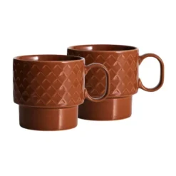 Coffee & More temugg 2-pack, Terrakotta