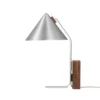 Cone bordslampa, Aluminium-valnöt