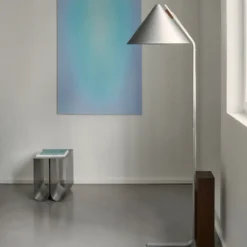 Cone golvlampa, Aluminium borstad