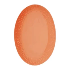 Confetti ovalt fat, Apricot, 25,5x36 cm