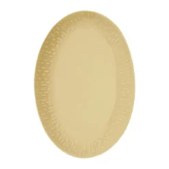 Confetti ovalt fat, Mustard, 25,5x36 cm