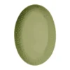 Confetti ovalt fat, Olive, 25,5x36 cm