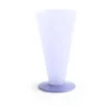 Conical vas, Light blue-lavender blue, small