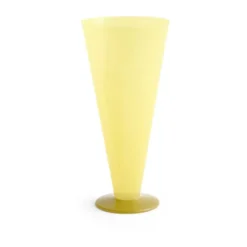 Conical vas, Yellow-lime green, large