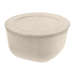 Connect skål/bunke med lock 2 L biocirk termoplast, Nature desert sand