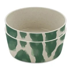 Connect skål Ø15,5 cm 2-pack, Monstera splash