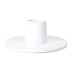 Cooee ljusstake low 3 cm, White