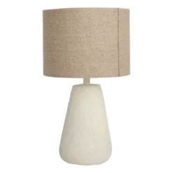 Cora bordslampa 35 cm, White-natural