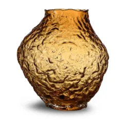 Corallo vas M 26x28x27 cm, Ljus amber