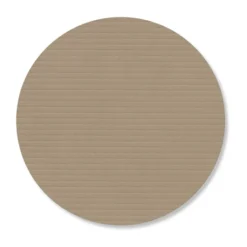 Corduroy glasunderlägg, Clay brown, circle
