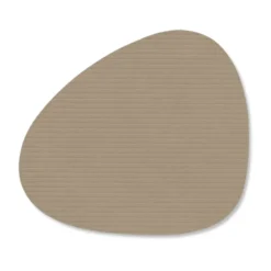 Corduroy glasunderlägg curve, Clay Brown