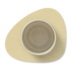 Corduroy glasunderlägg curve, Lemon Sorbet