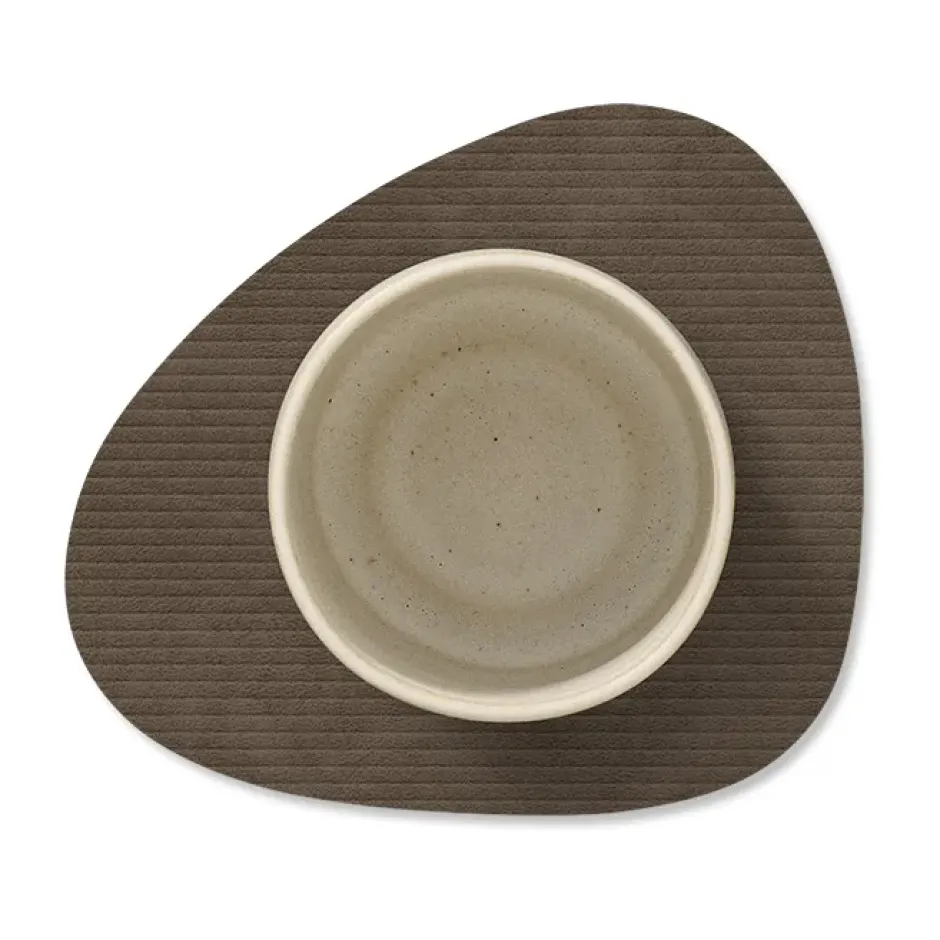 Corduroy glasunderlägg curve, Caviar