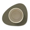 Corduroy glasunderlägg curve, Army Green