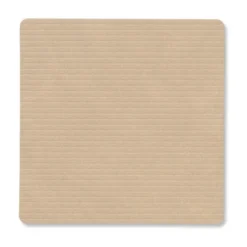 Corduroy glasunderlägg square, Sand