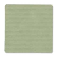Corduroy glasunderlägg square, Olive Green