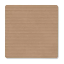 Corduroy glasunderlägg square, Nougat