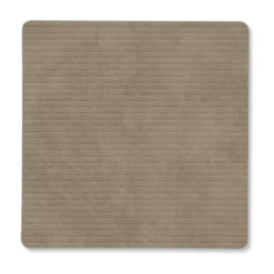 Corduroy glasunderlägg square, Nomad Grey