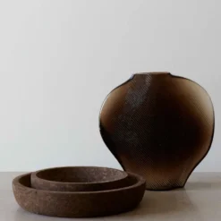 Cork skål S 20 cm, Smoked