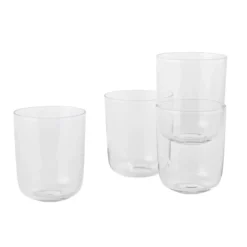 Corky glas högt 4-pack, Klar