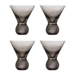 Corliss cocktail glas 4-pack, Grå