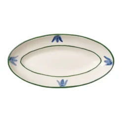 Cottage flower Blue Bell serveringsfat, Light Blue, 25.5 cm