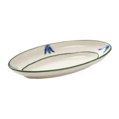 Cottage flower Blue Bell serveringsfat, Light Blue, 25.5 cm