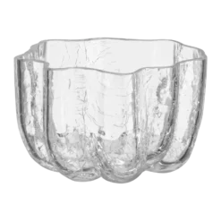 Crackle ljuslykta 5,8 cm, Klar