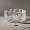 Crackle skål 10,5 cm, Klar