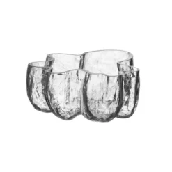 Crackle skål 10,5 cm, Klar