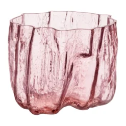 Crackle vas 17,5 cm, Rosa