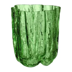 Crackle vase 12,1 cm, Mörkgrön