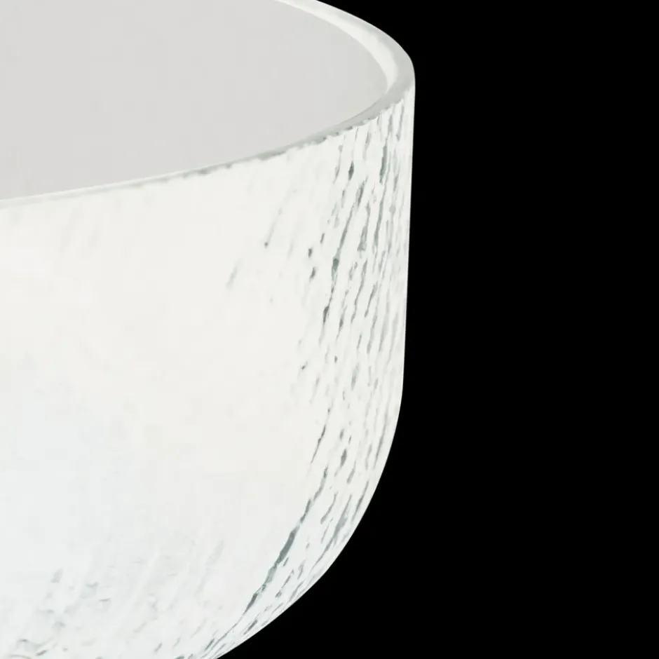 Crinkle bowl Ø30 cm, Klar