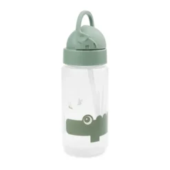 Croco flaska med sugrör, Green