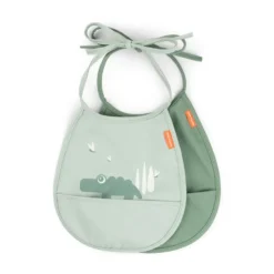 Croco Tiny haklapp 2-pack, Green