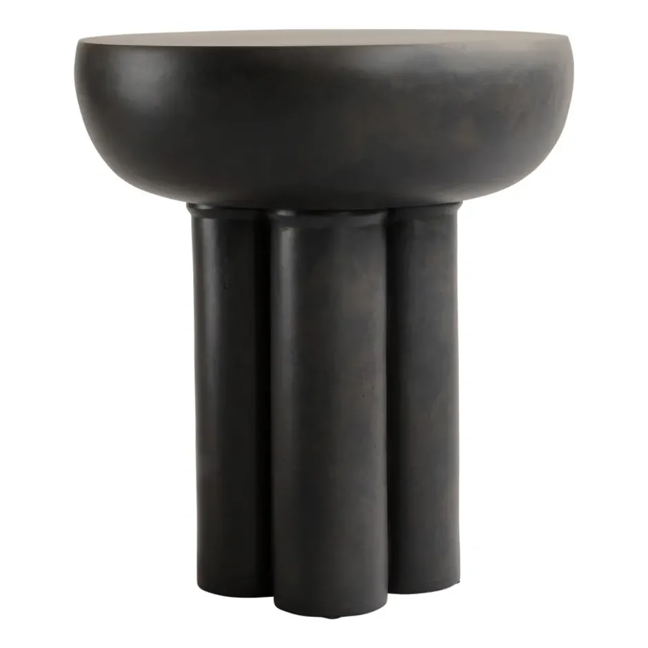 Crown sidobord tall Ø45 cm, Coffee